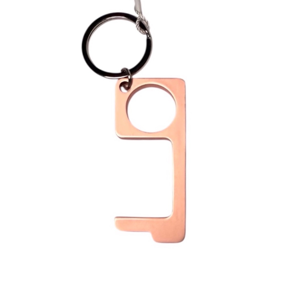 No Touch Door Opener Keychain Matte Rose Gold Nordstrom Rack